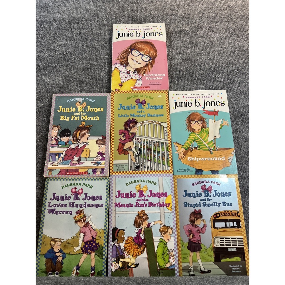 Lot of 7 Junie B. Jones Children's Chapter Books by Barbara Park